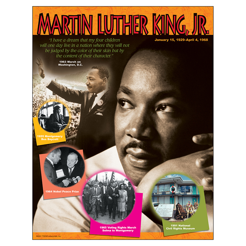 Chart Martin Luther King Jr Gr 4-8