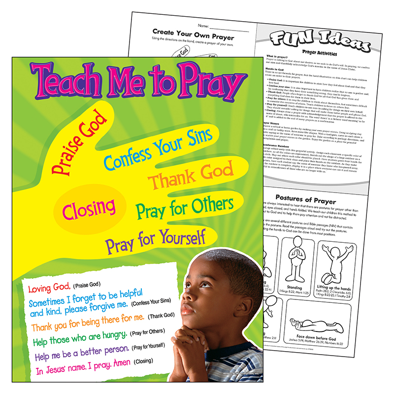 Teach Me To Pray Learning Chart
