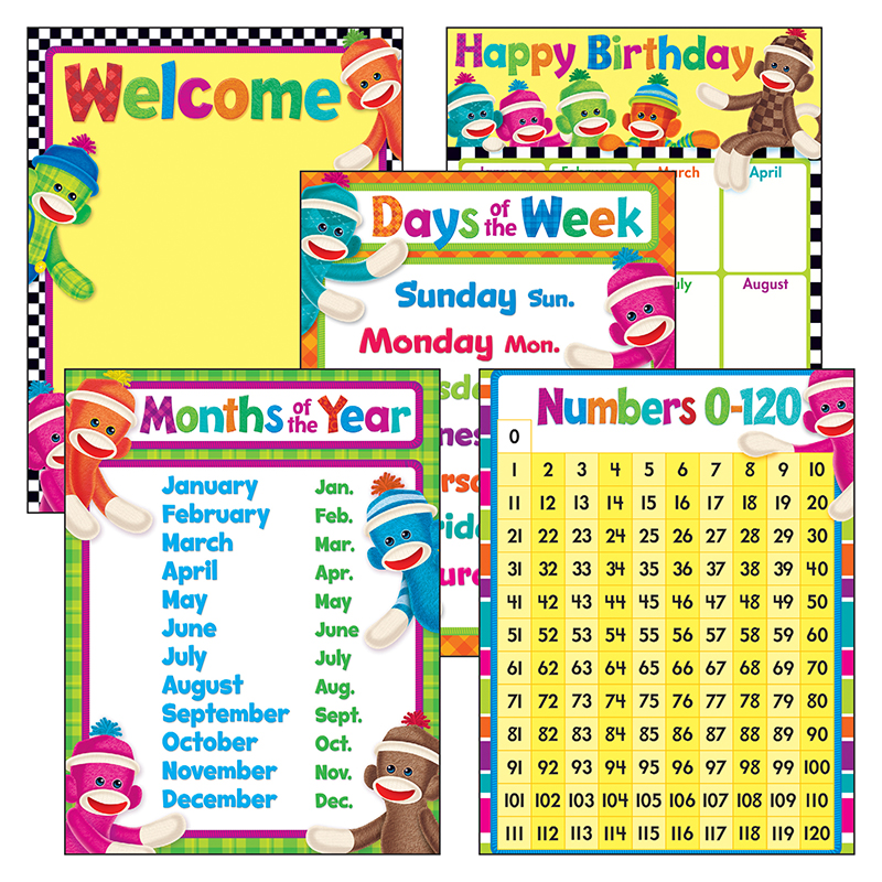 Sock Monkeys Charts Combo Pack