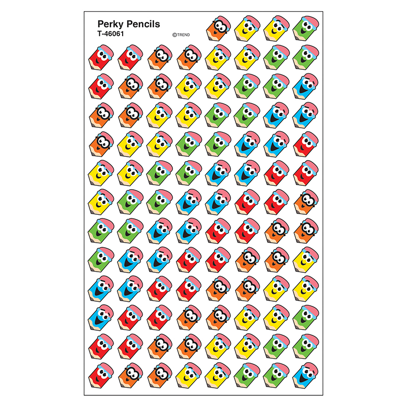 (12 Pk) Supershapes Stickers Perky