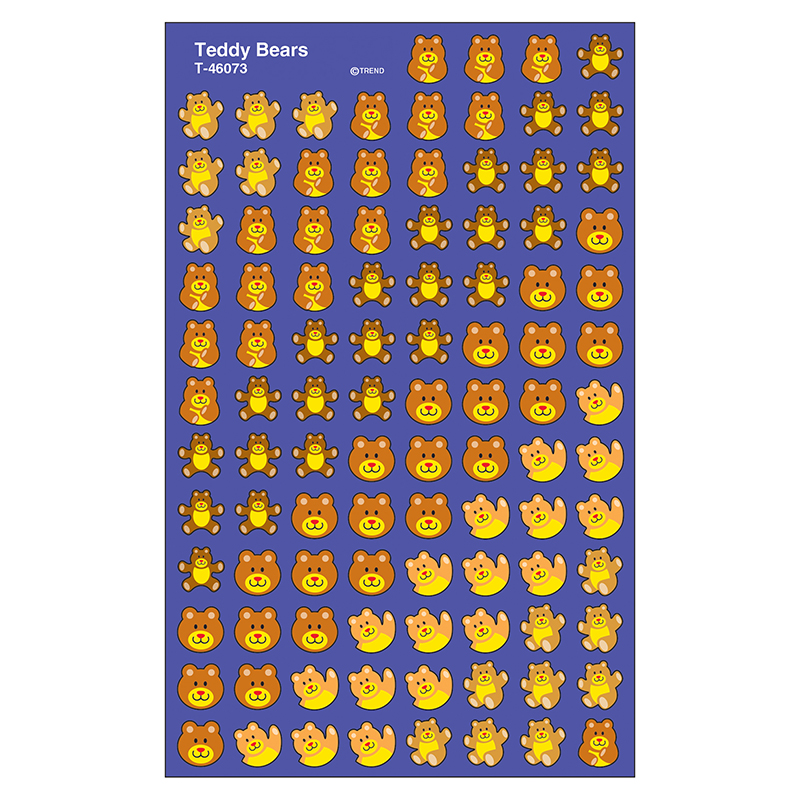 Supershapes Stickers Teddy Bears