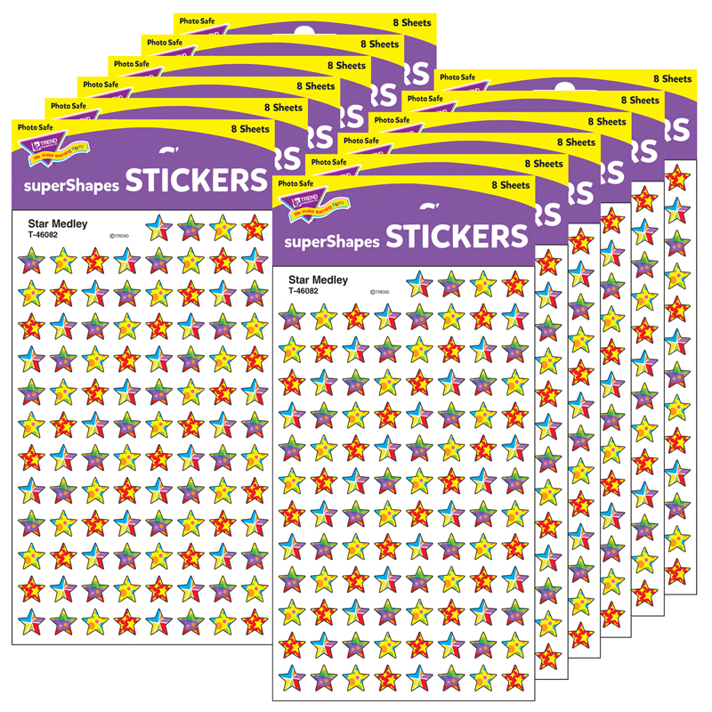 (12 Pk) Star Medley Supershape