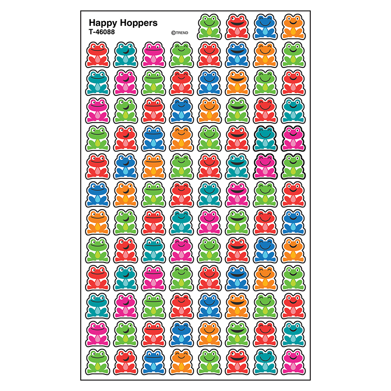 Happy Hoppers Supershape Stickers