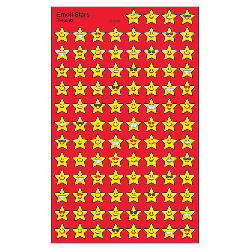 Emoji Stars Supershape Stickers