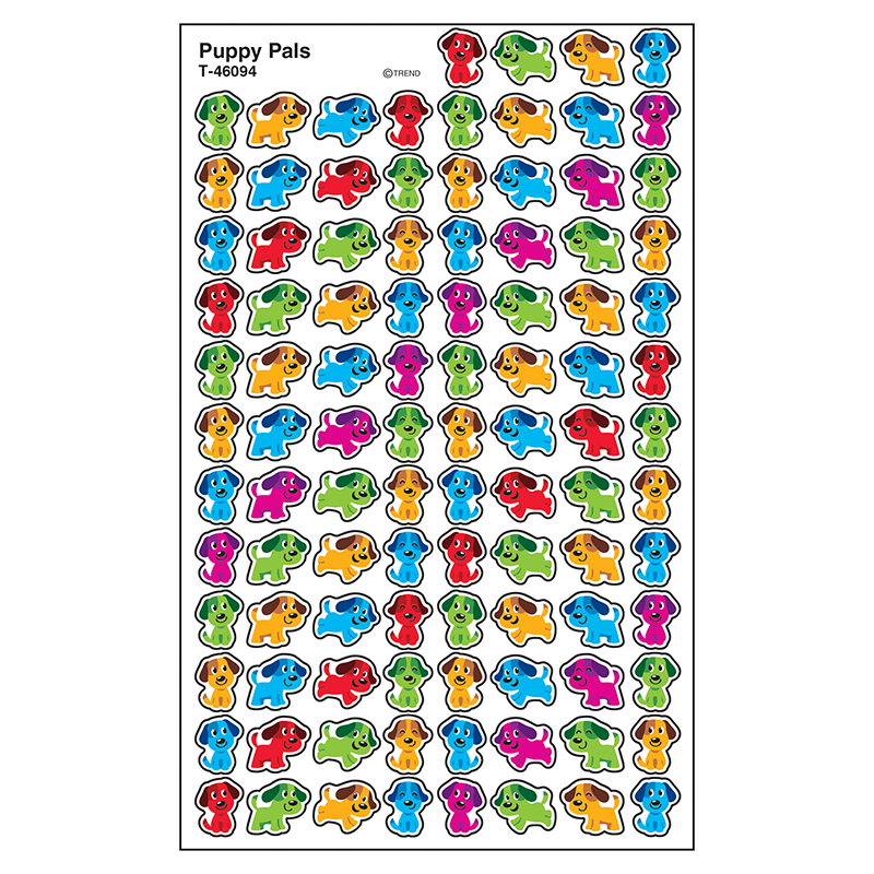Puppy Pals Supershape Stickers