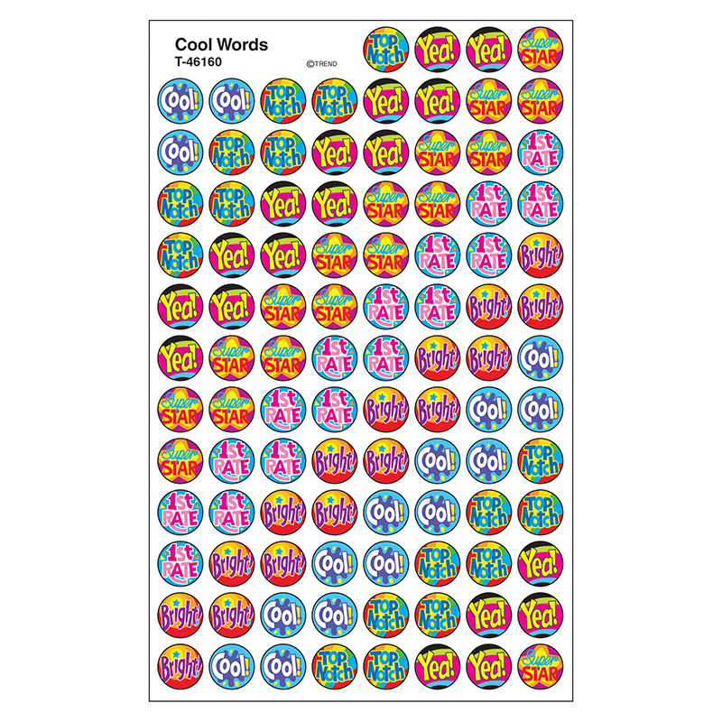 Sticker Cool Words Superspots