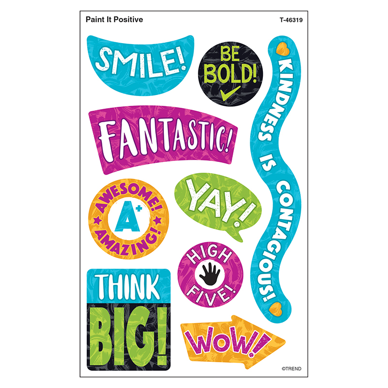 Paint It Positive Suprshps Stickers