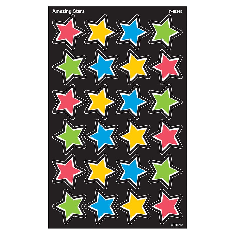 Amazing Stars Supershape Stickers