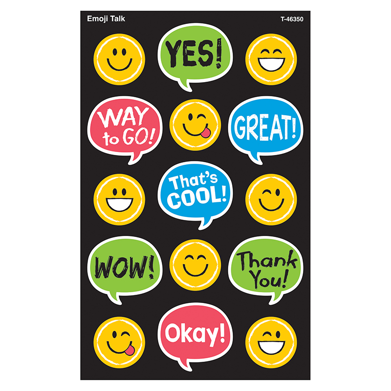 Emoji Talk Supershapes Stickers
