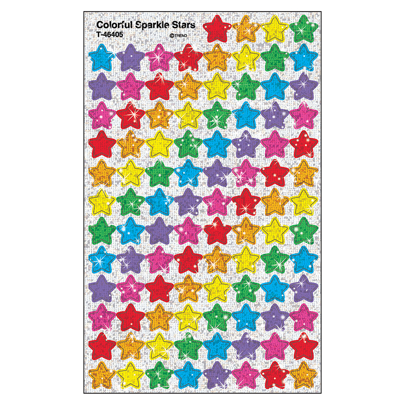 Supershapes Colorful Sparkle 400/Pk