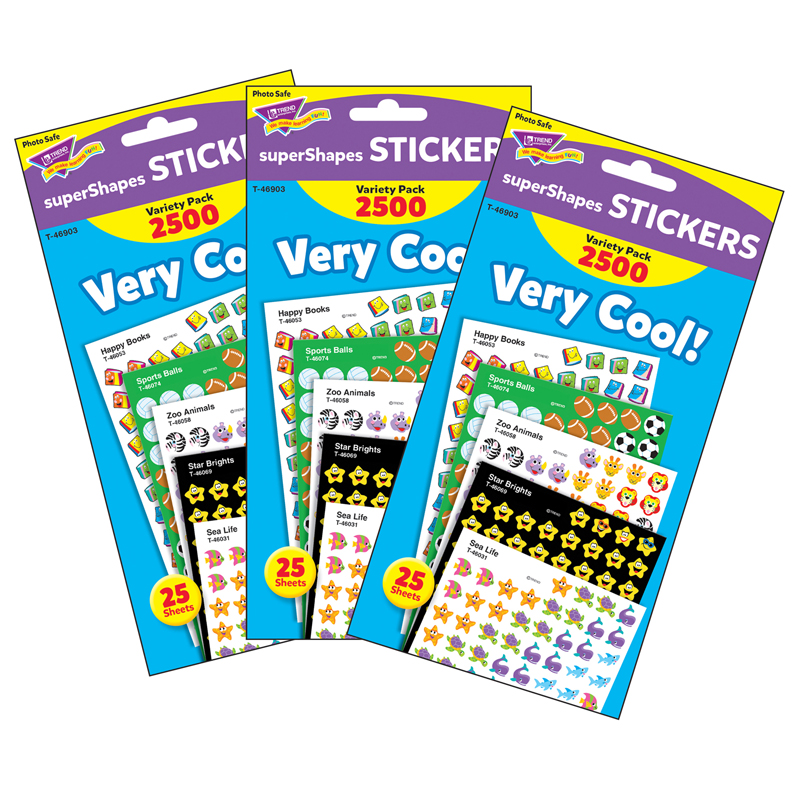 (3 Pk) Supershapes Variety Very