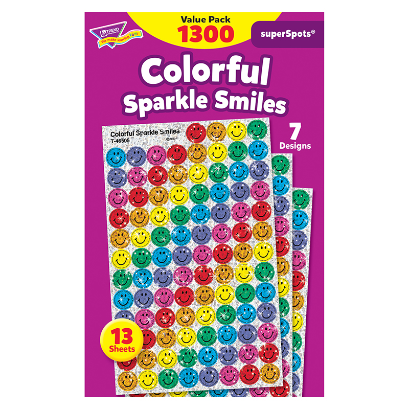 Superspots Variety 1300/Pk Colorful