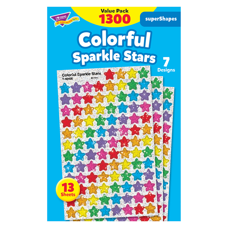 Supershapes Variety 1300pk Colorful