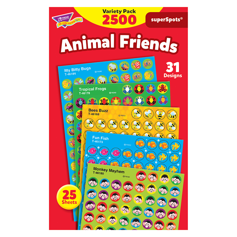 (3 Pk) Animal Friends Variety Pk