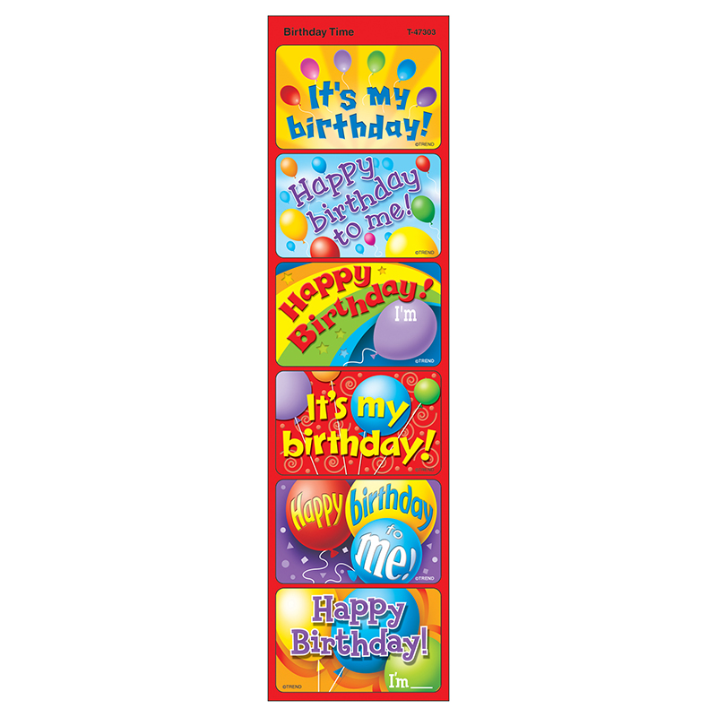Applause Stickers Birthday 30/Pk