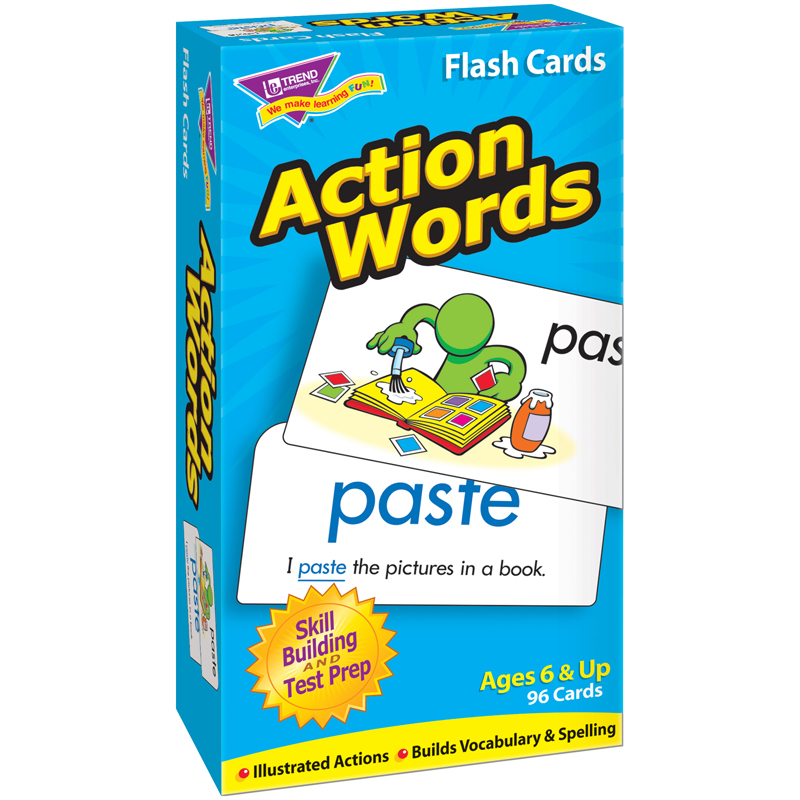 (2 Ea) Flash Cards Action Words
