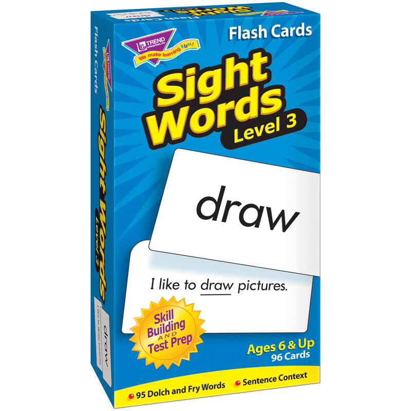 (2 Ea) Sight Words - Level 3