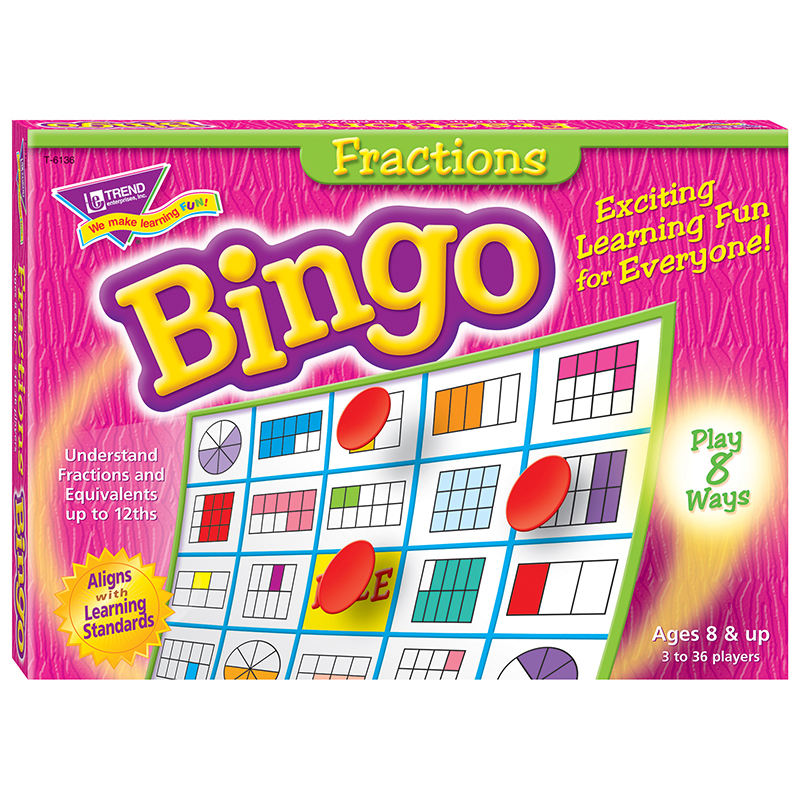 Bingo Fractions Ages 10 & Up