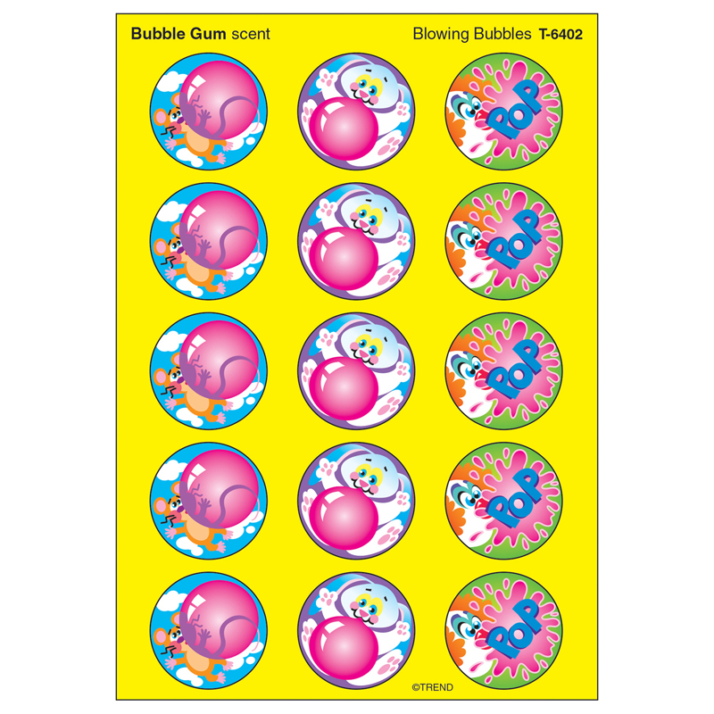 Stinky Stickers Blowing 60/Pk