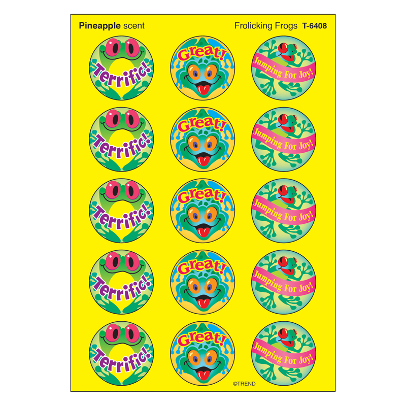 (12 Pk) Stinky Stickers Frolicking