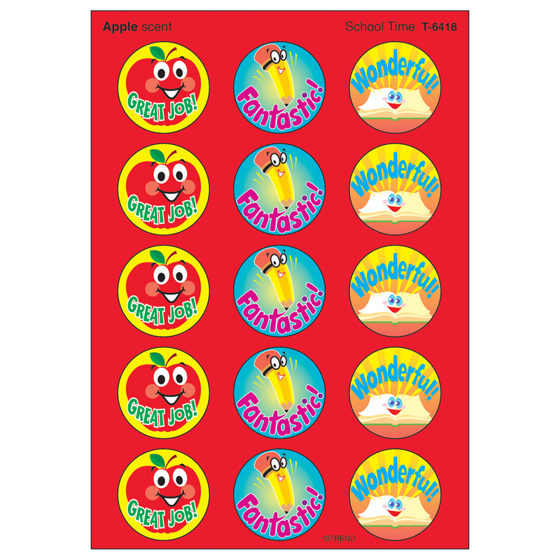 Stinky Stickers School Time