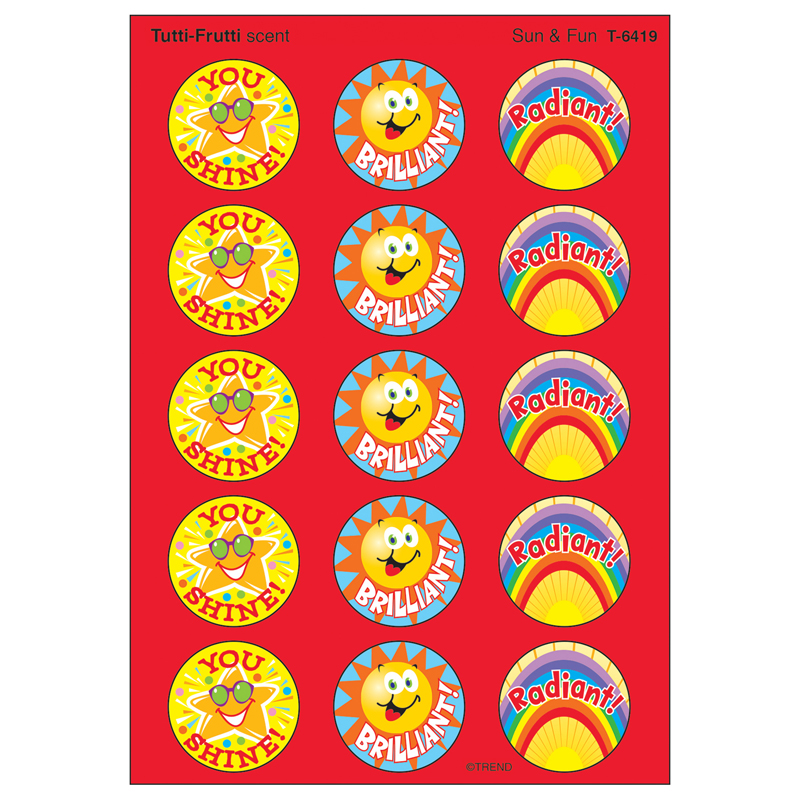 Stinky Stickers Sun & Fun 60/Pk