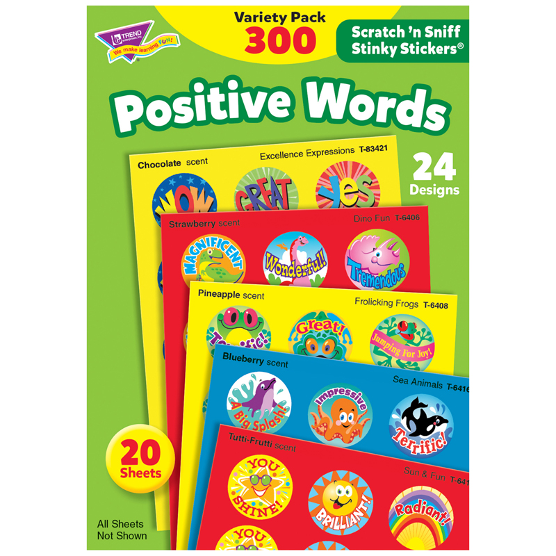 (3 Pk) Stinky Stickers Positive