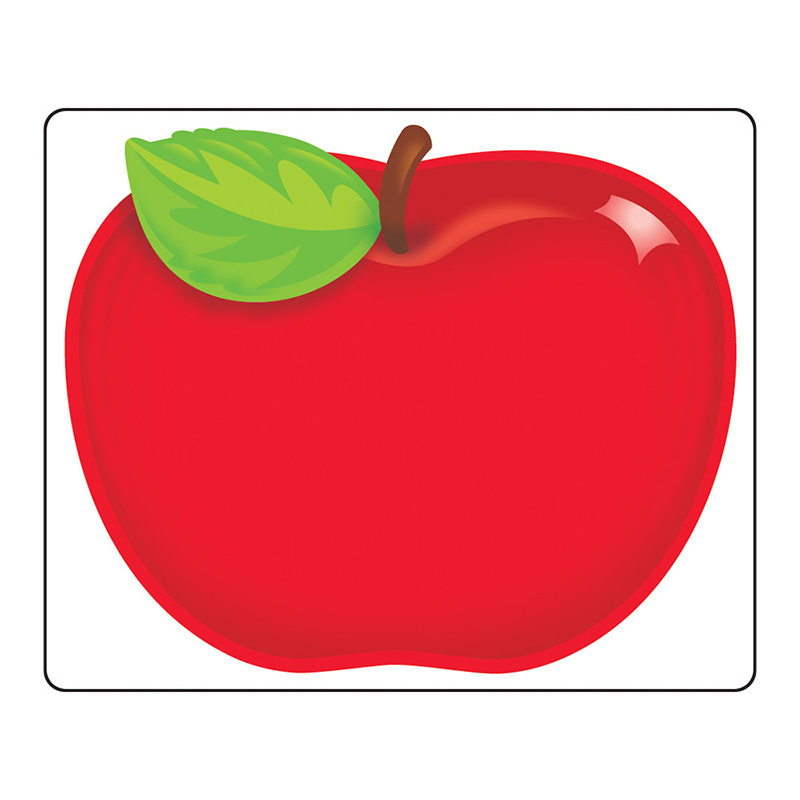 Shiny Red Apple Name Tags
