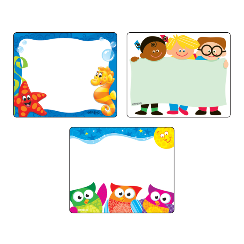 Friendly Faces Labels Variety Pk