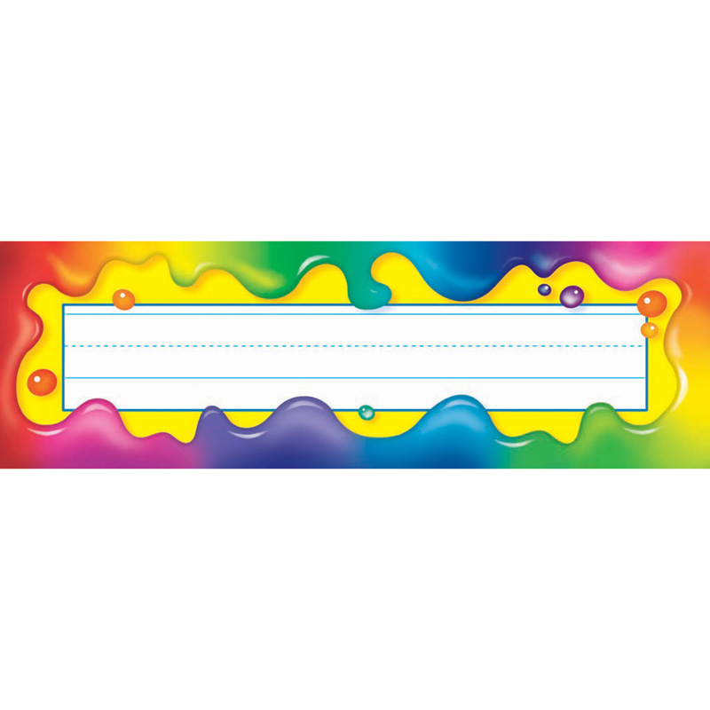 Rainbow Gel Desk Toppers Name