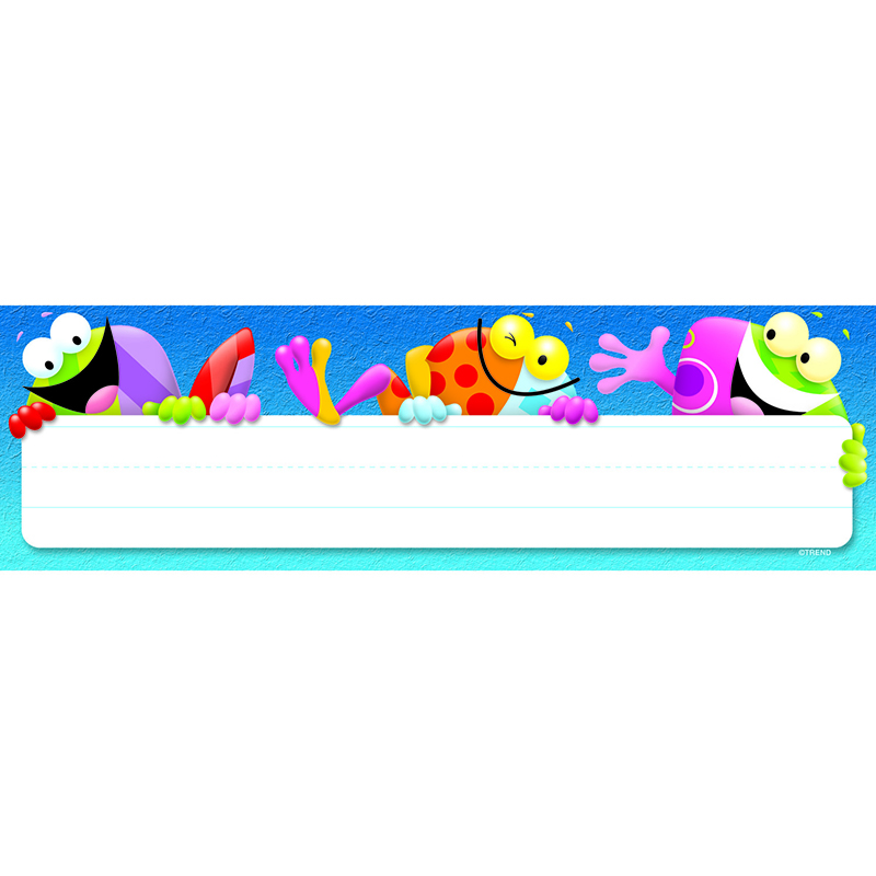 (12 Pk) Frog Tastic Name Plates