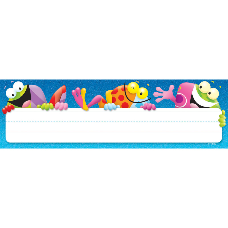 Frog Tastic Name Plates 36/Pk