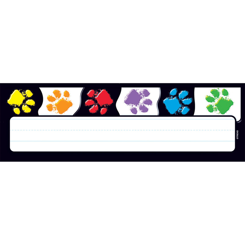 Paw Prints Desk Toppers Name Plates