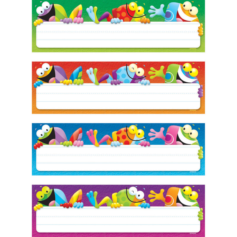 (6 Pk) Frog Tastic Name Plates