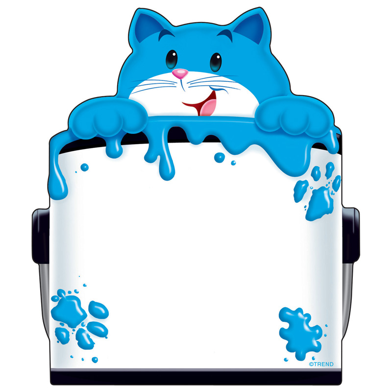 Curious Color Cat Note Pad Shaped