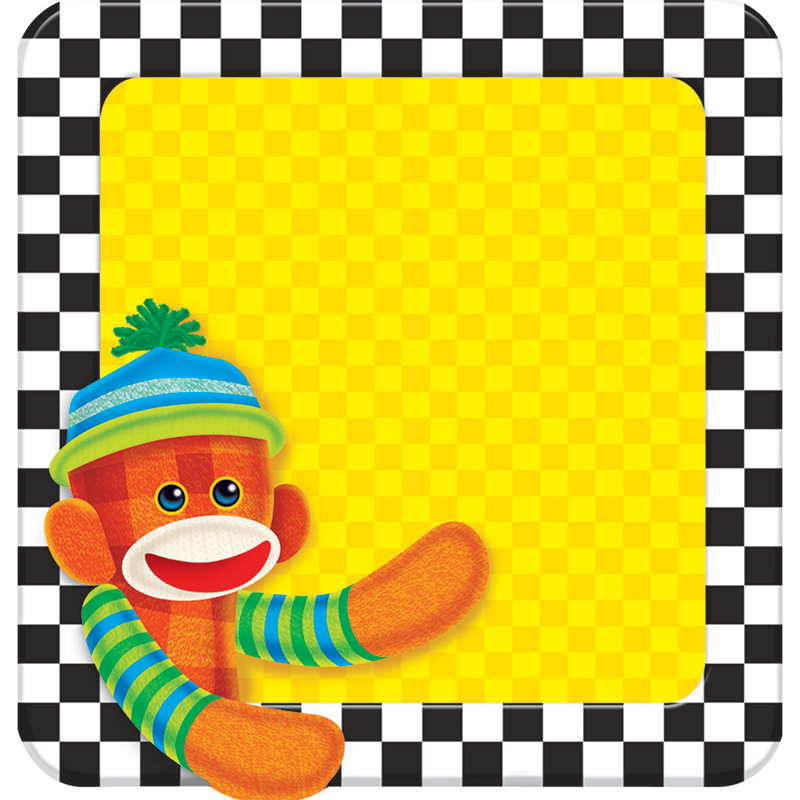 (6 Ea) Sock Monkey Note Pad