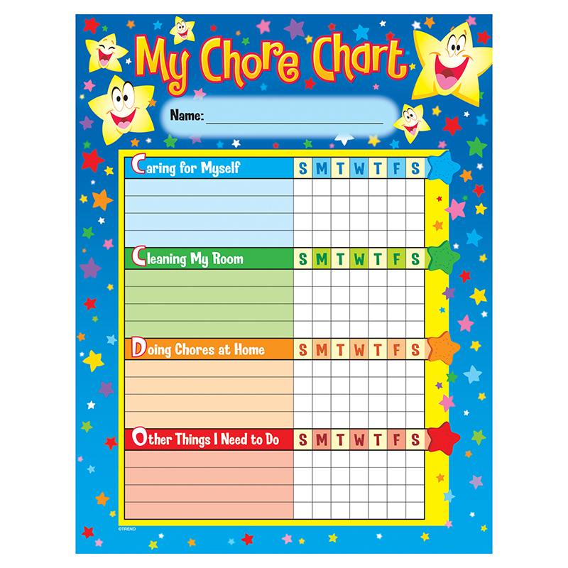 Chore Charts Stars 25 Charts