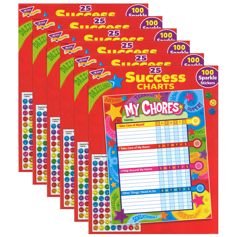 (6 Pk) Praise Words N Stars