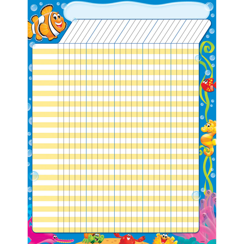 Sea Buddies Incentive Chart Large