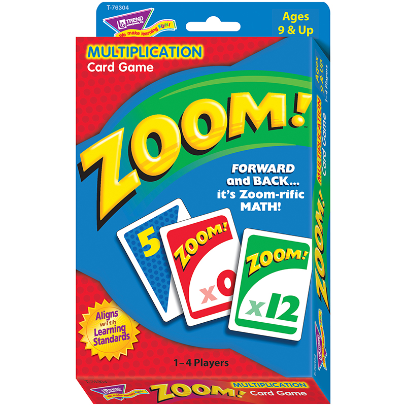 Zoom Multiplication Card Game