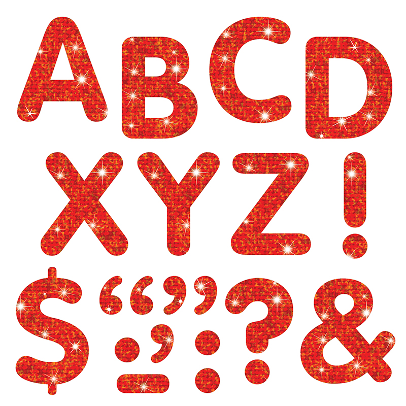 (6 Pk) Stick-Eze 2in Red Sparkle
