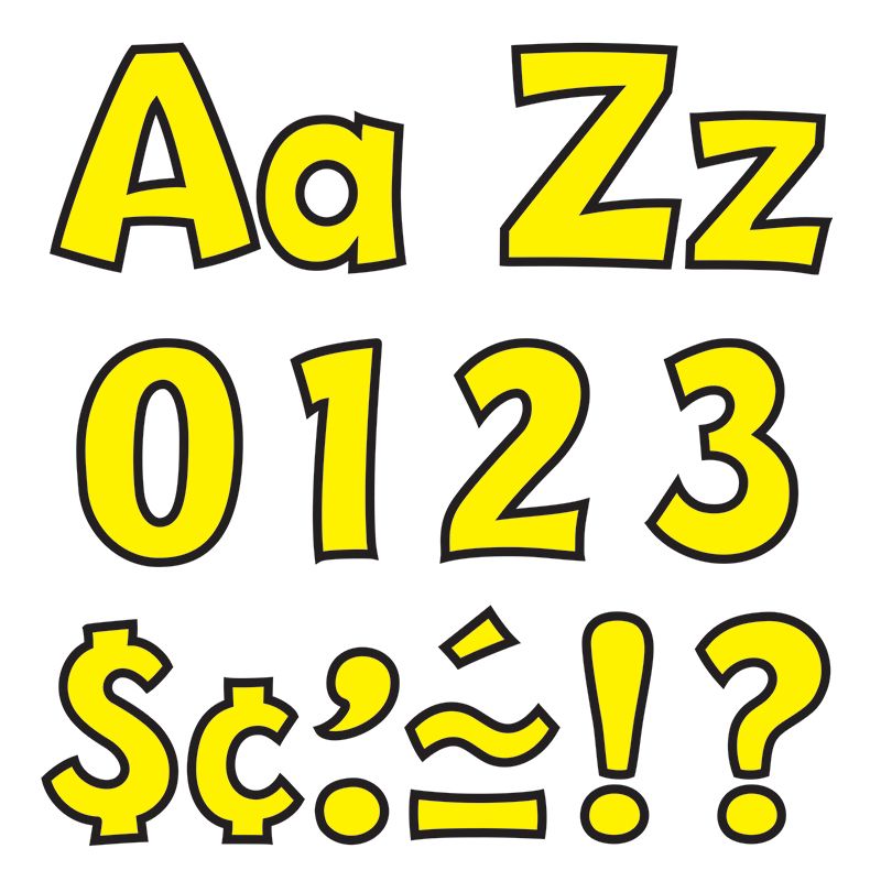 Ready Letter 4 Inch Playful Yellow