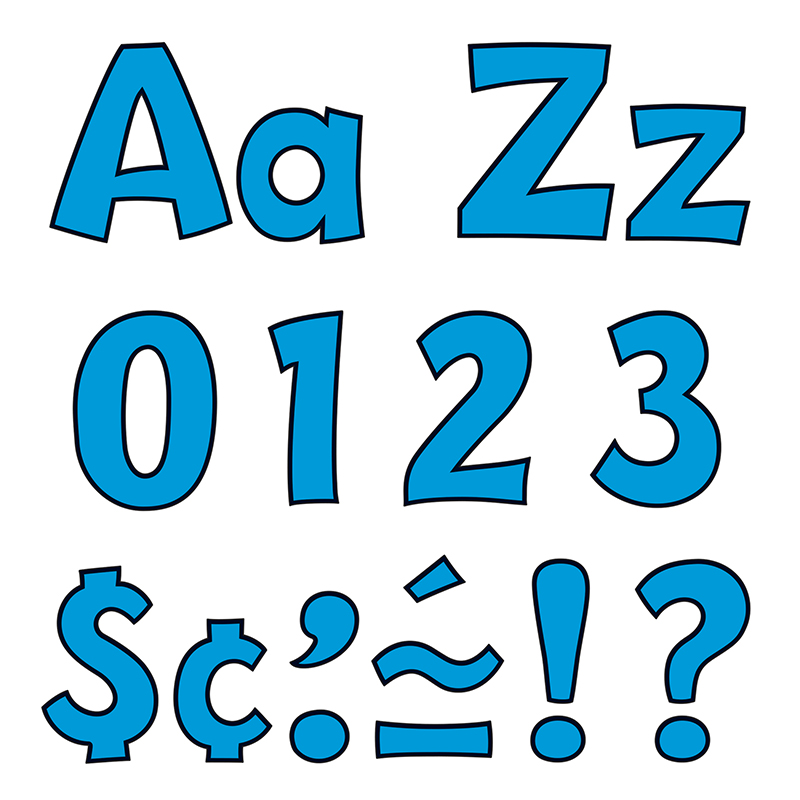 Ready Letter 4 Inch Playful Blue