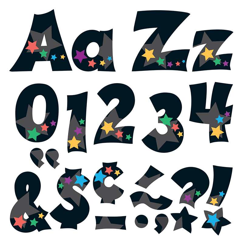 (3 Pk) Ready Letters 4in Stargazer