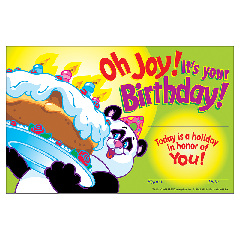 Oh Joy Its Your Birthday 30/Pk 5x8