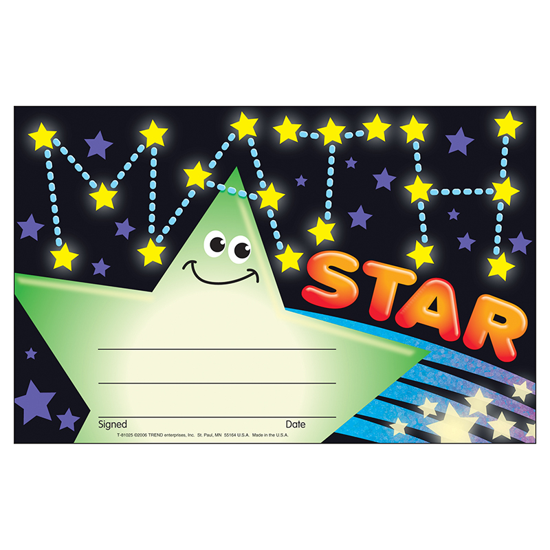 Awards Math Star