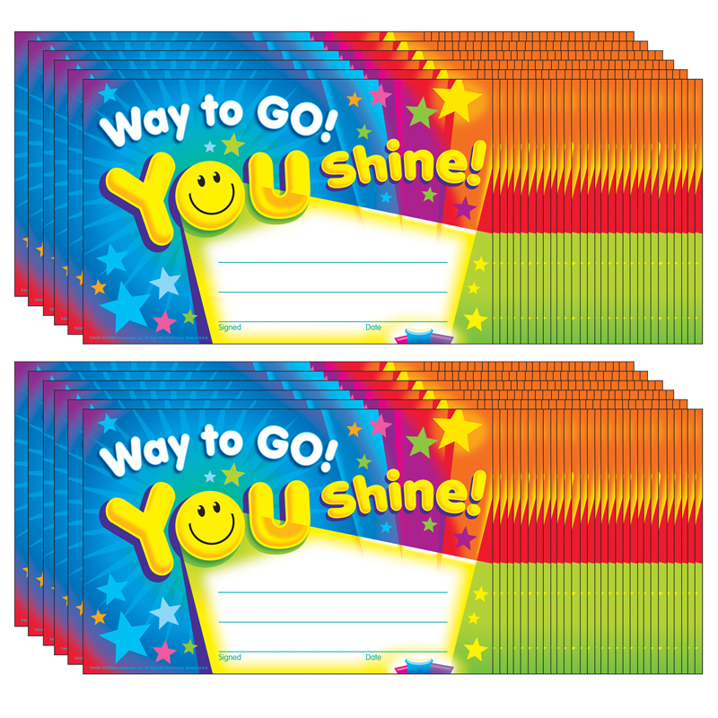 (12 Pk) Way To Go You Shine