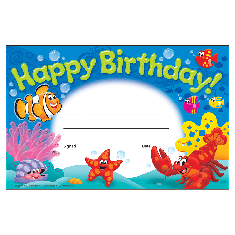 Happy Birthday Sea Buddies