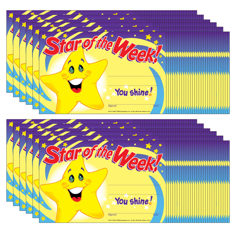 (12 Pk) Awards Star Of The Week