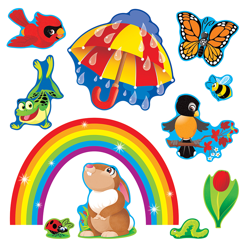 Bulletin Board Set Spring Things